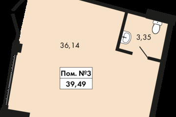 Помещение своб.назн., 39,2 м², 1/9 эт.